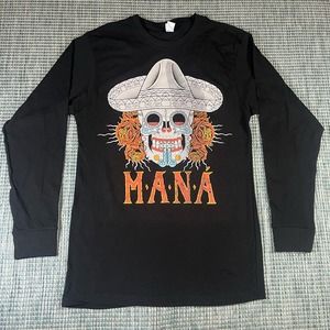 MANA‎ Mexico Lindo y Querido 2023 Tour Black shirt Sz S
